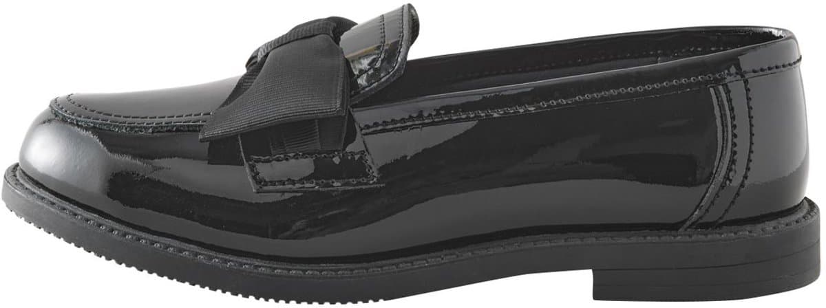 Next Leren loafers met strik voor school met brede pasvorm (G)