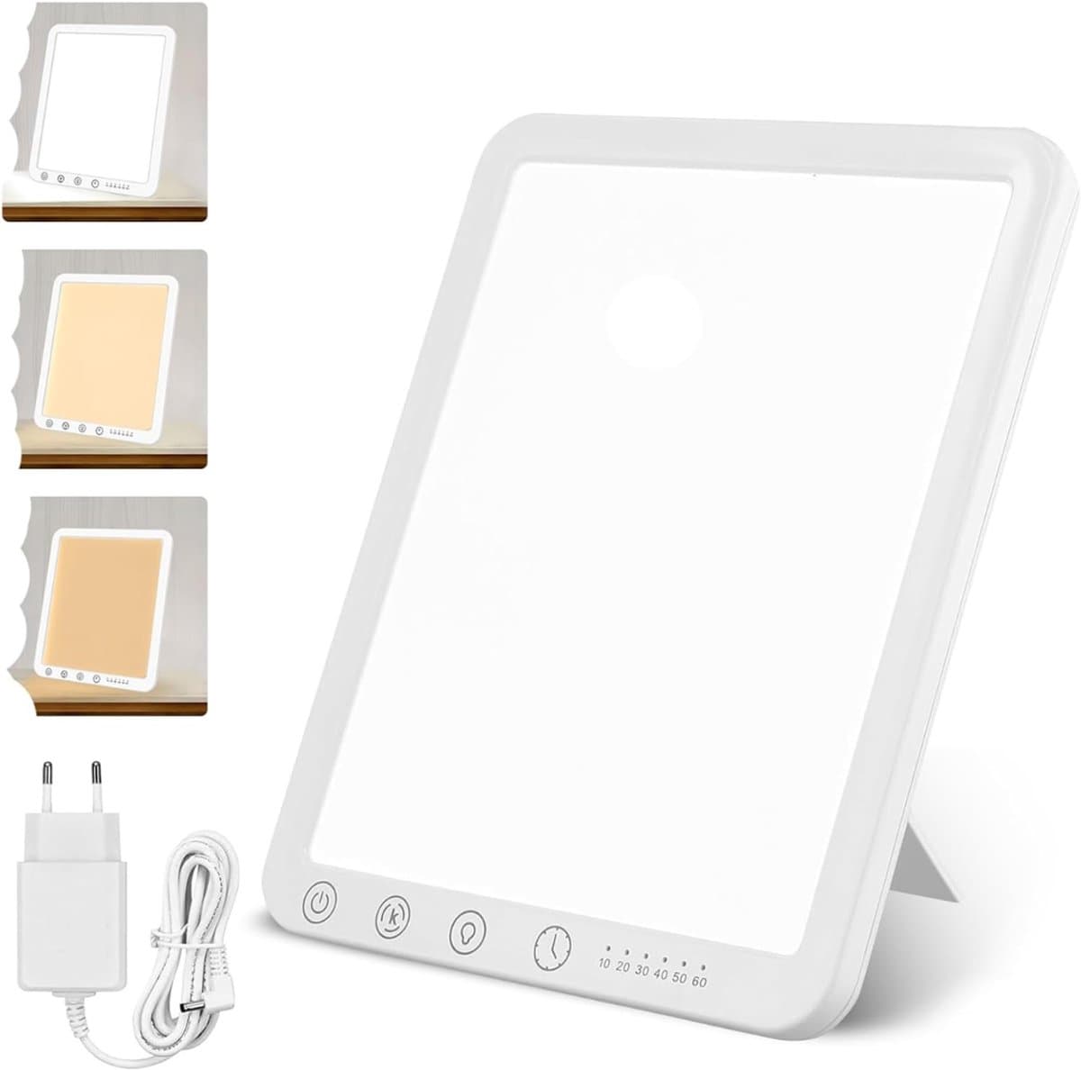 AMA® Lichttherapielamp - Daglichtlamp - Infraroodlamp- Wit - ‎2x16x19cm