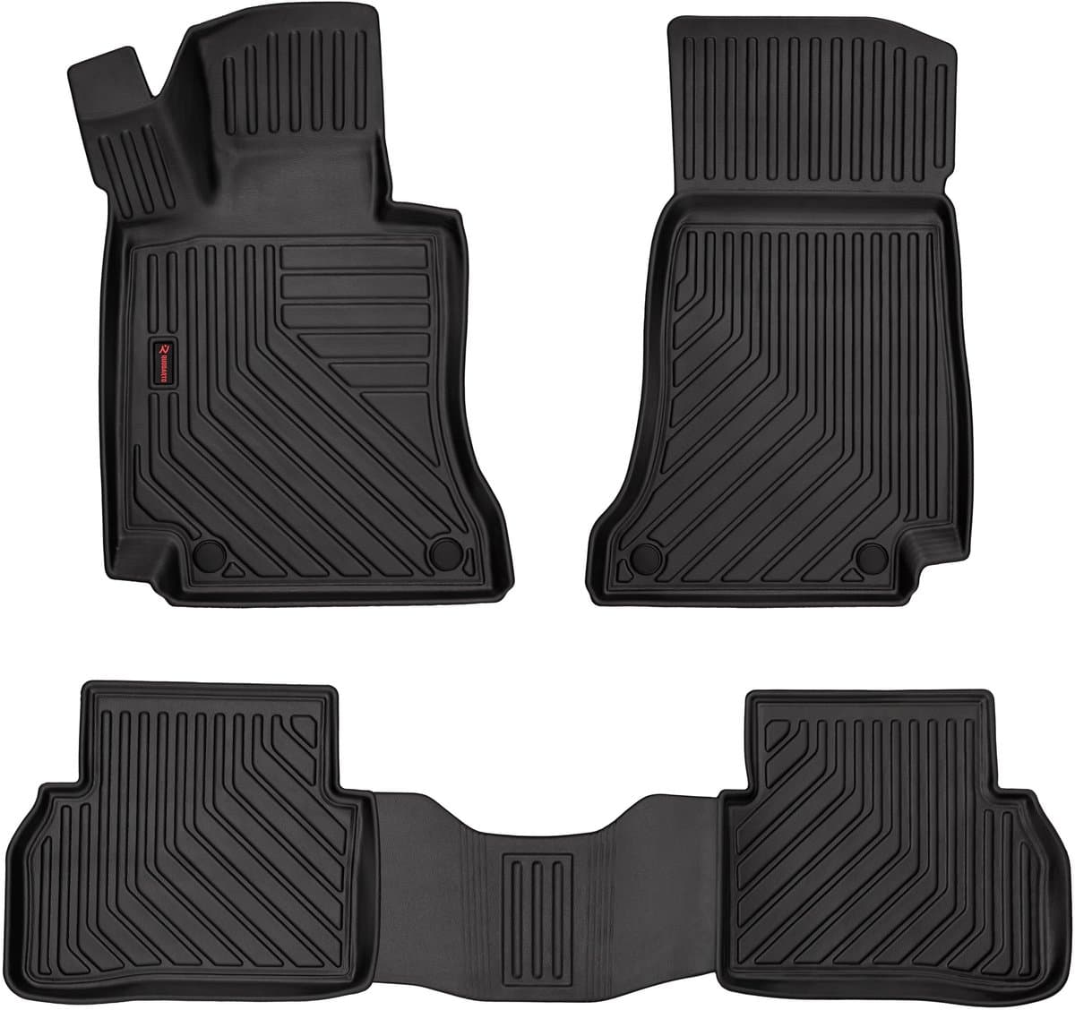 Wielganizator - 3D Rubber Automatten - Mercedes C W205 - Kofferbak - 5cm Rand