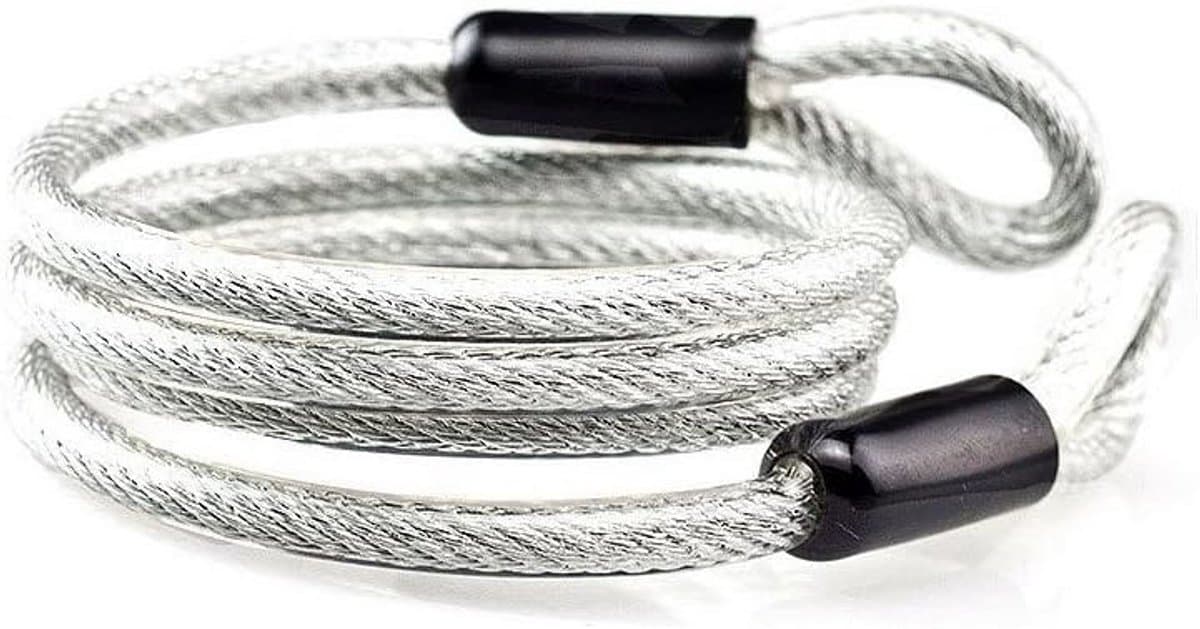 Flexibele Staalkabel met Lus - 1 Meter