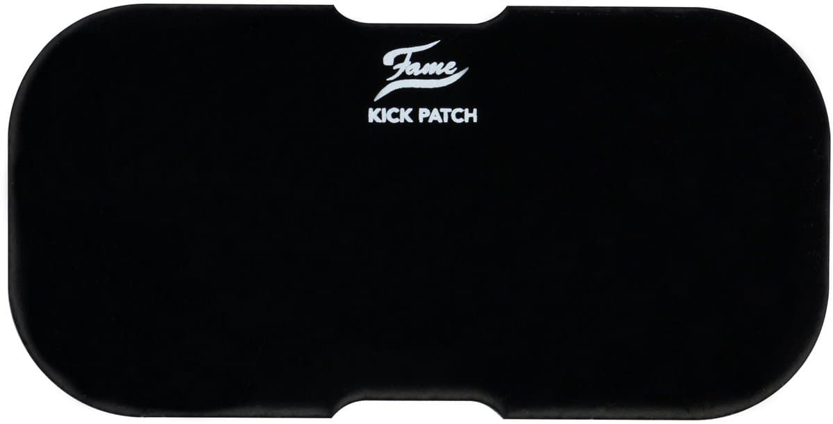 Fame FKPDB-1 Bass Drum Patch Double Black - Accessoire voor drumvellen