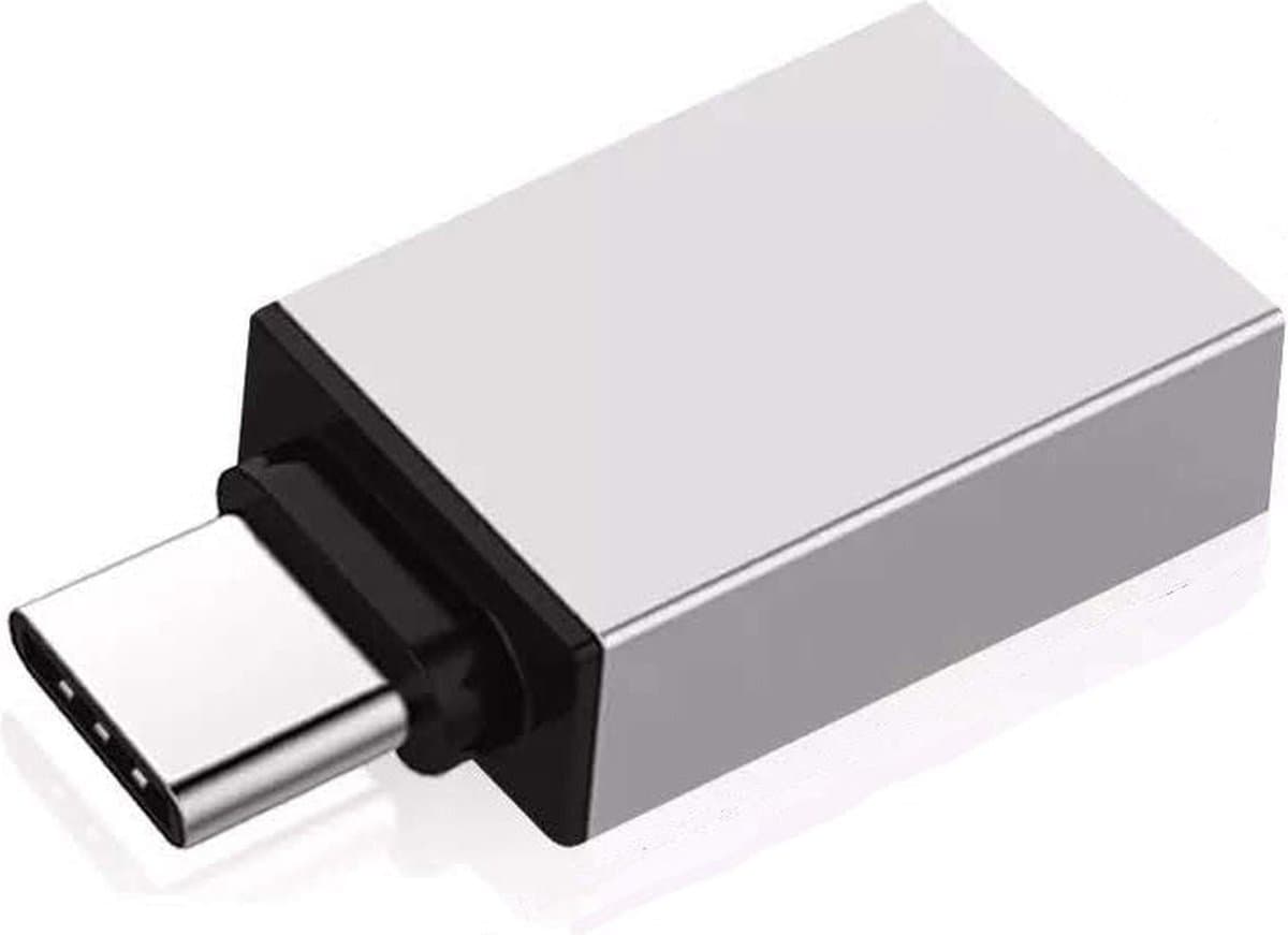 OTG USB-C naar USB 3.0 Adapter Voor Xiao mi mi 6 mi 8 mi 8 A2 samsung galaxy S8 S9 Plus Note 9 8 lg g6 Type C Type C OTG — Zilver