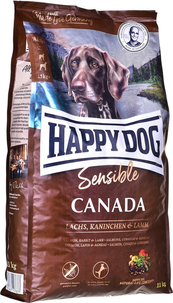 Happy Dog Grain Free Sensible Canada 11 kg - Hond