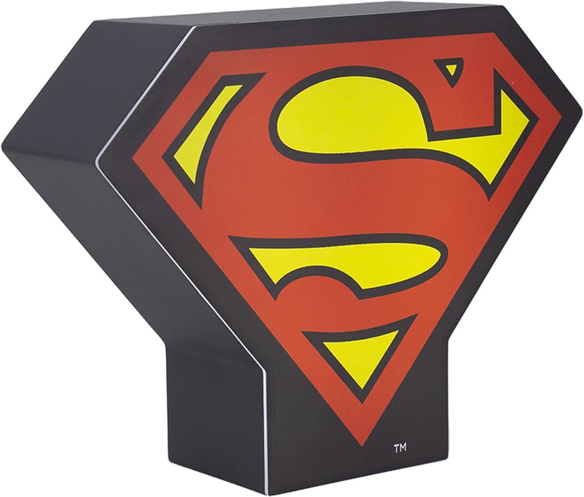 Paladone DC Comics Superman Bureau Lamp - Geel, Rood, Zwart