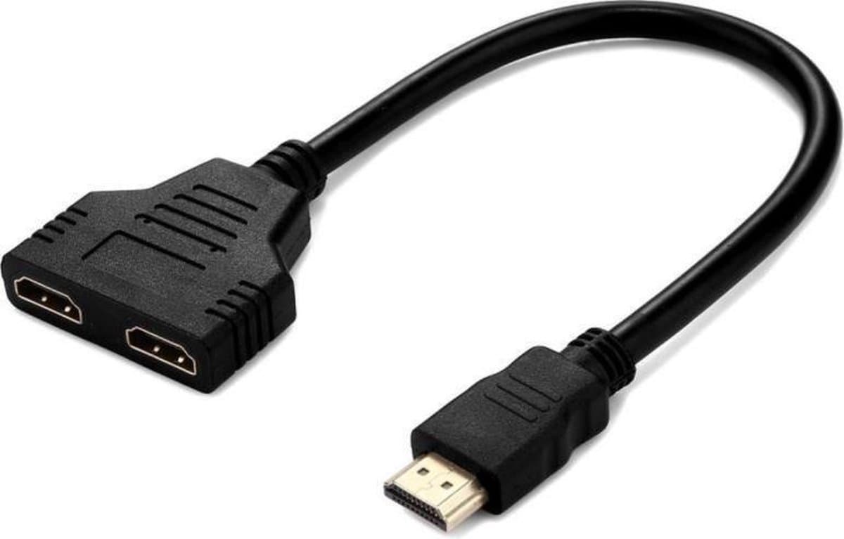 HDMI spliter switch - 1x HDMI male naar 2x HDMI female - 1080p HD
