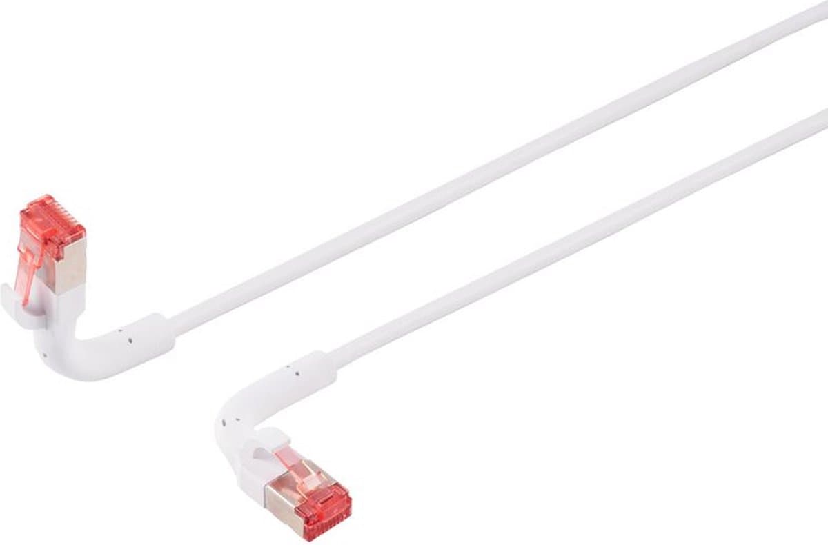 FTP CAT6A 10 Flexline Gigabit Netwerkkabel - CU - Buigbare connector - LSZH - 10 meter - Wit