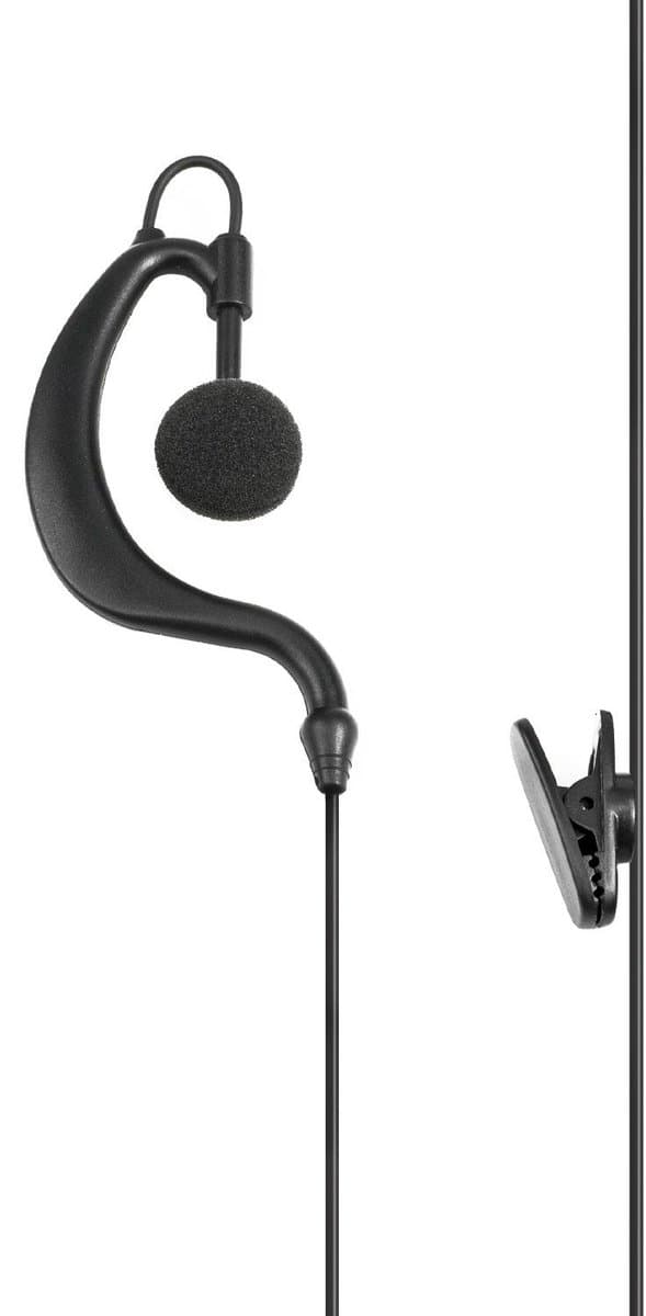 Midland MA-21KE Listen Only Earhook C1495 voor portofoon 2-pins Kenwood aansluiting
