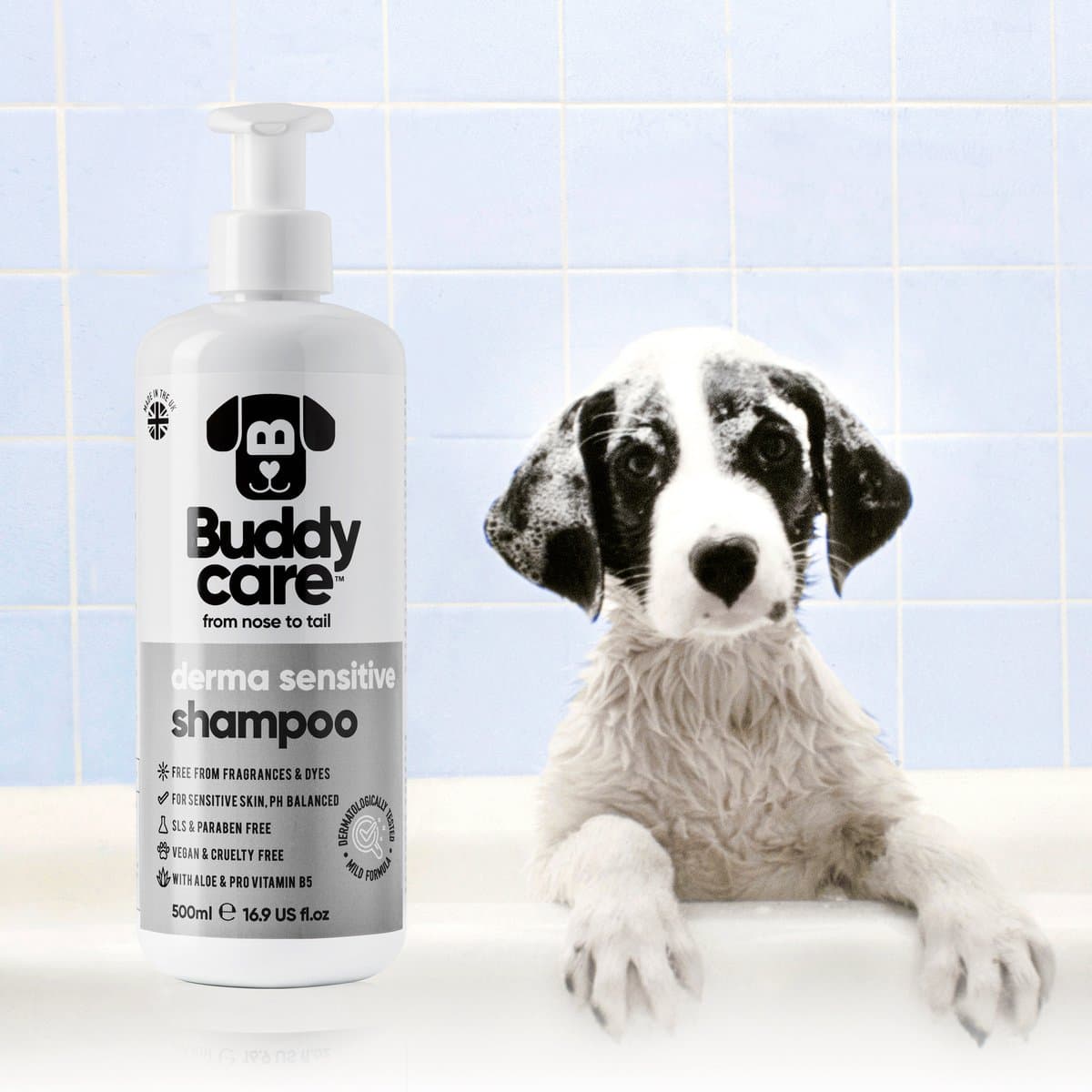 Buddycare Hondenshampoo Derma Sensitive huid 500ml