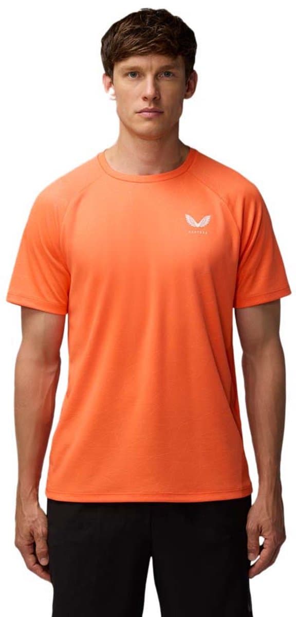 Castore Adapt Aop T-shirt Met Korte Mouwen Oranje S Man