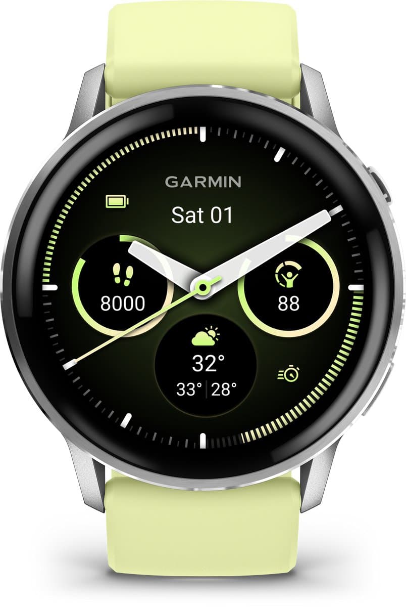 Garmin Venu 4 Zilver/Geel 45 mm