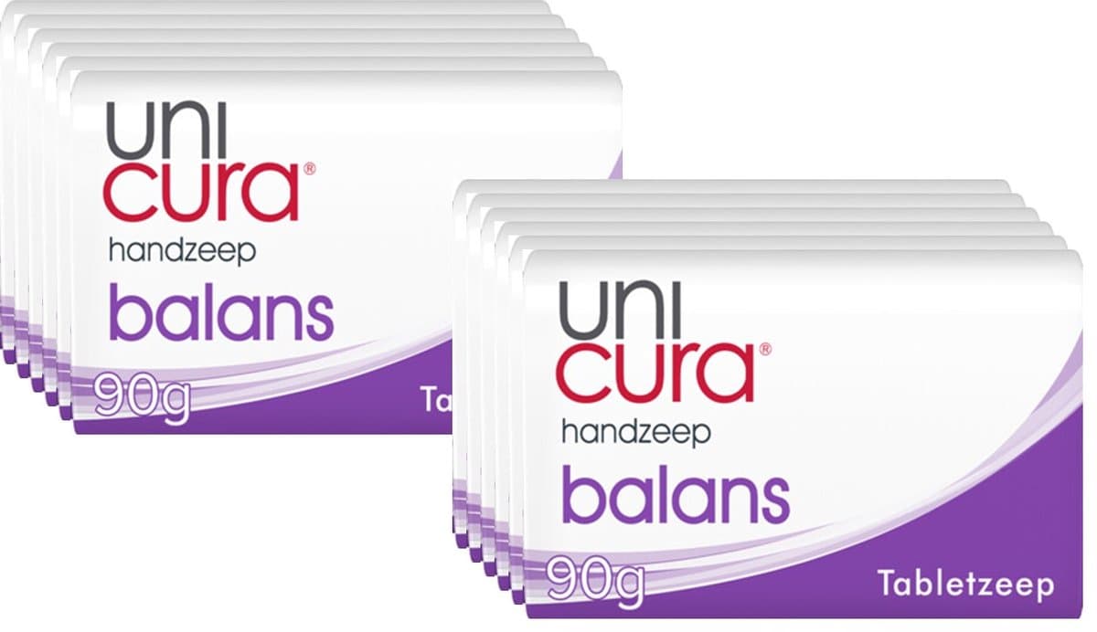Unicura Balance Zeeptablet - Anti-bacterieel -12 x 90 Gram Voordeelverpakking