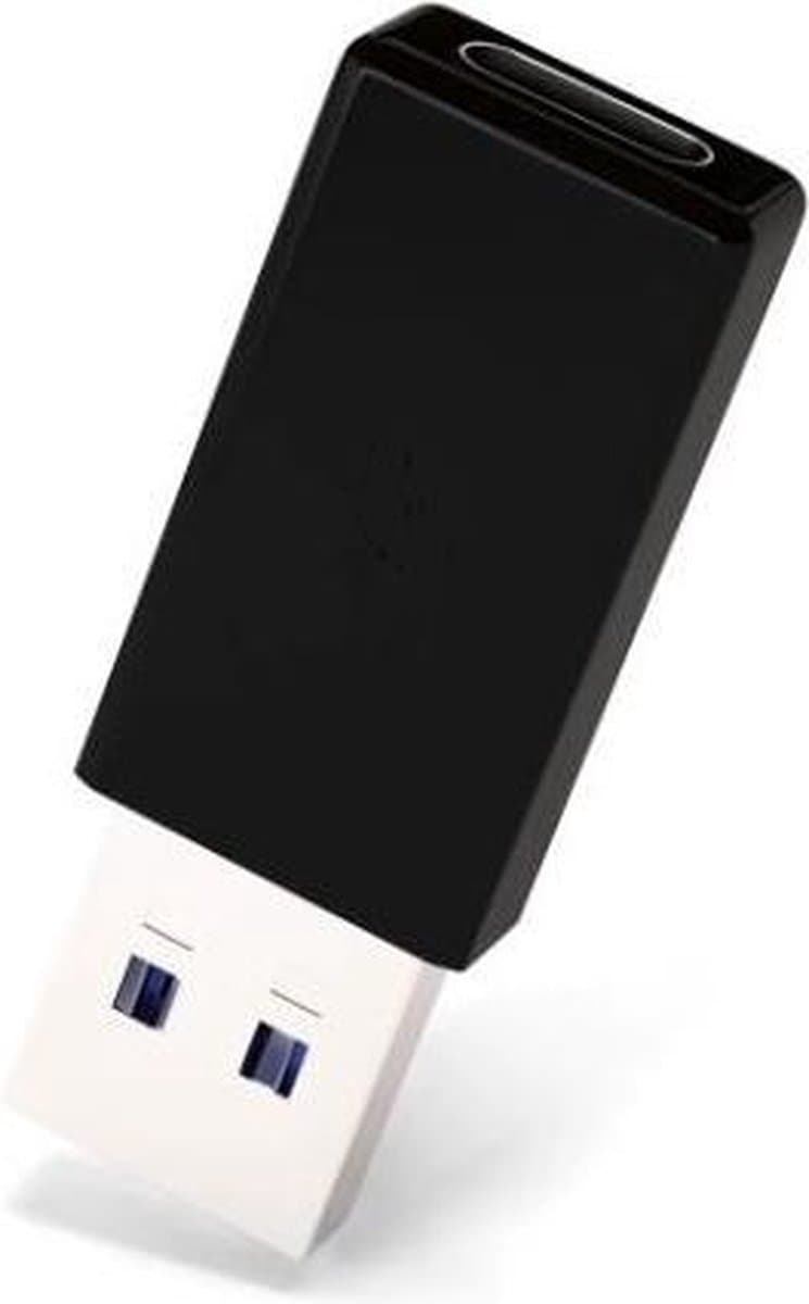 DrPhone C4 USB 3.0 Male(Mannelijk) naar USB C Female (Vrouwelijk) Adapter - OTG – Tot 5 Gbit/s – Zwart