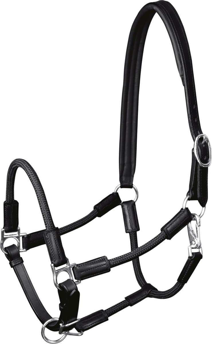 WALDHAUSEN X-LINE NEVADA LEDEREN HALSTER Zwart
