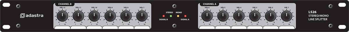 Citronic LS26 mono/stereo lijn splitter signaal verdeler