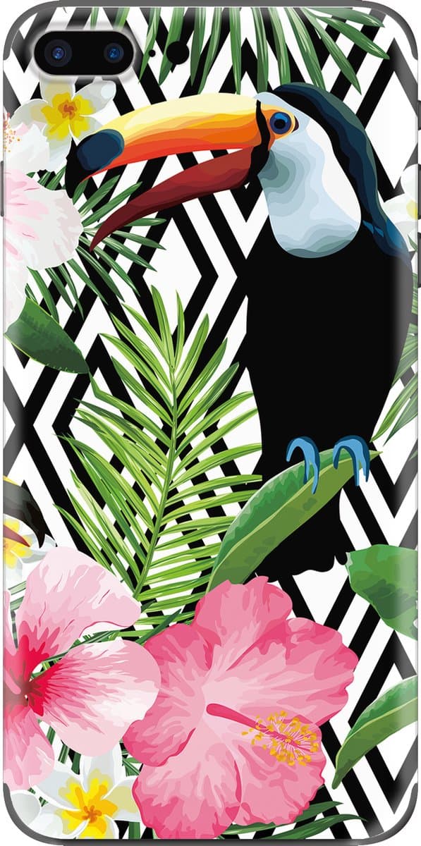 My Style Telefoonsticker PhoneSkin For Apple iPhone 7/8 Plus Hip Toucan