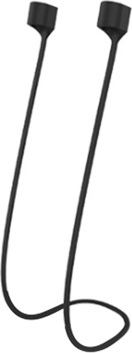 Somstyle Magnetische Band Geschikt Voor Apple Airpods 1, 2, 3, Pro 1 & 2 - Anti Lost Siliconen Voor Draadloze Oordopjes - Koord - 80cm - Zwart