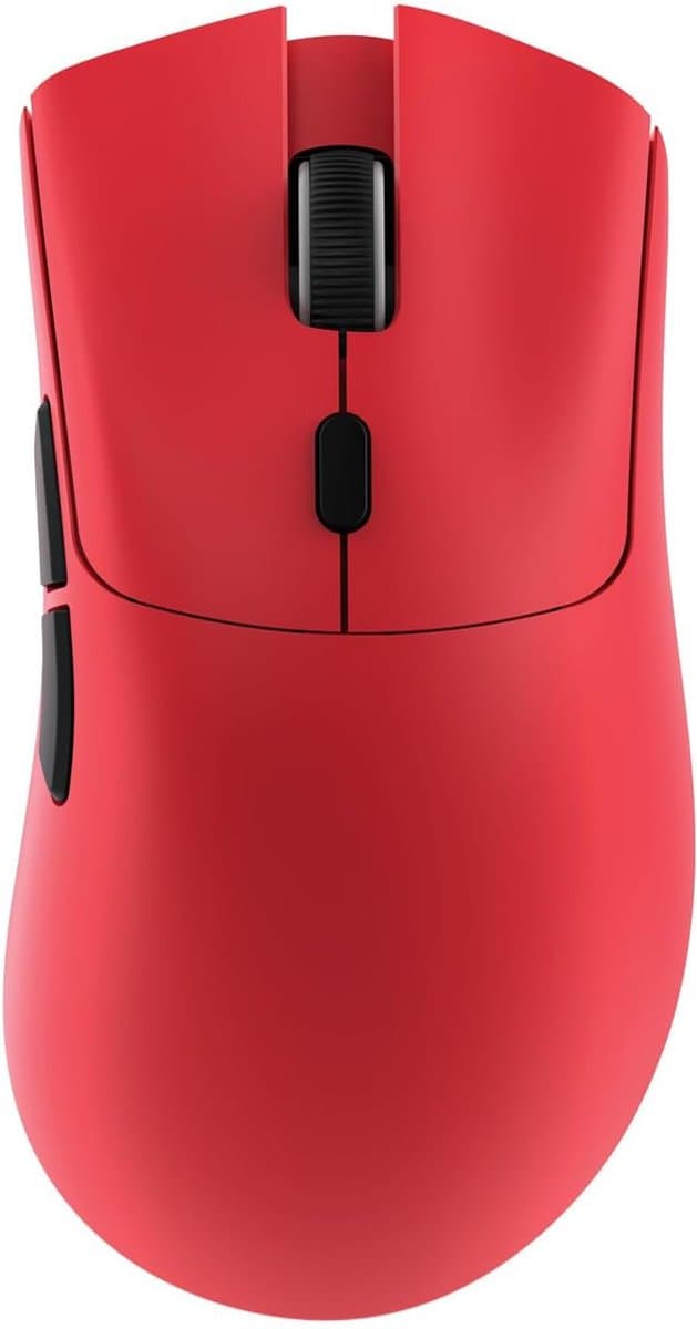 ATTACK SHARK R1 Draadloze Gaming Muis - Wired/2.4G/BT5.2 - Lichtgewicht 59G - PAW3311 - 18000DPI - Rood