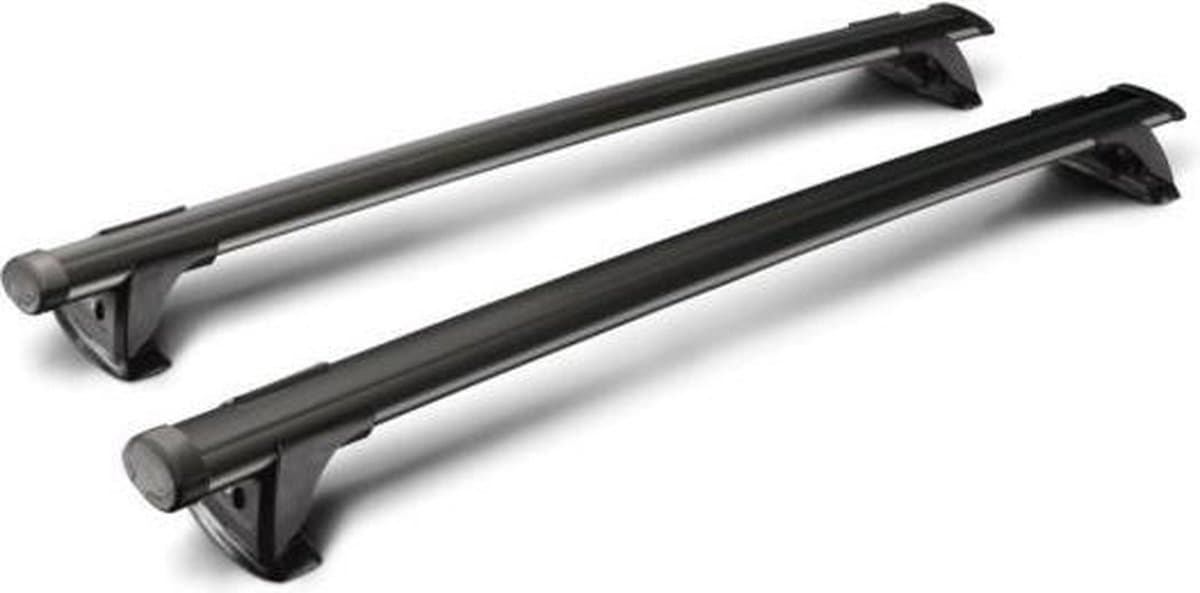Tesla Model S Dakdrager Zwart 2012 – mei 2015 Yakima Whispbar Through Auto Exterieur Accessoires
