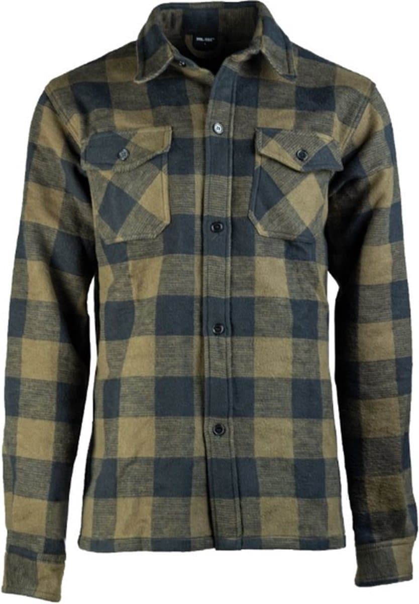 Houthakkershemd Canada Zwart/Olijfgroen - Maat 3XL