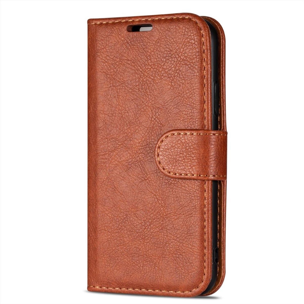 Hoesje Geschikt voor Apple iPhone 11 pro Rico Vitello L Wallet case/book case/hoesje kleur Bruin