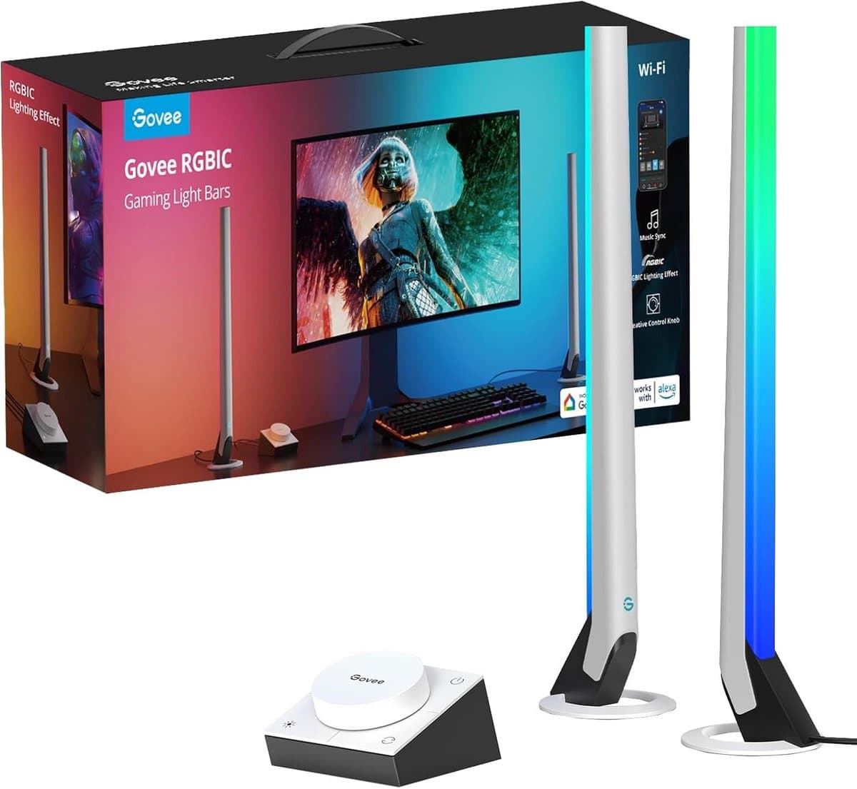 Slimme RGB Lichtbalken voor Gaming PC en TV - Sfeerverlichting met App Bediening