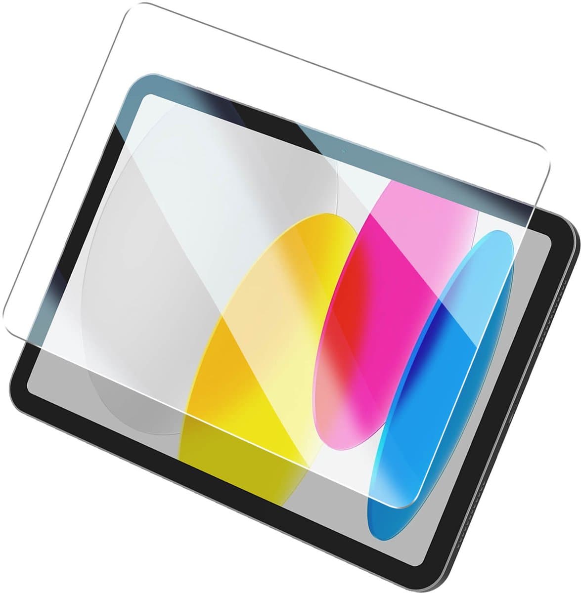 Akashi, Gehard glas Geschikt voor Apple iPad 10 en 11e generatie Anti-kras Totale Dekking, Transparant