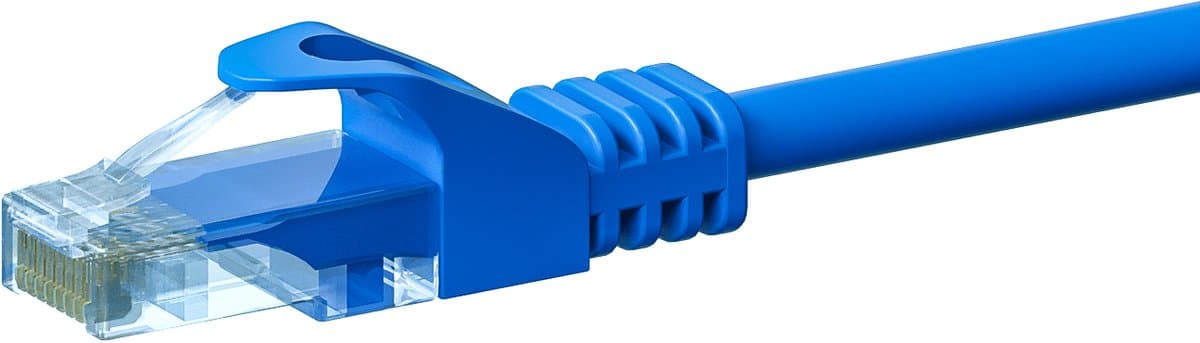 Danicom UTP CAT5e patchkabel - 3 meter blauw - 100% koper - netwerkkabel - internetkabel - UTP kabel - RJ45 - 1000 mbit/s