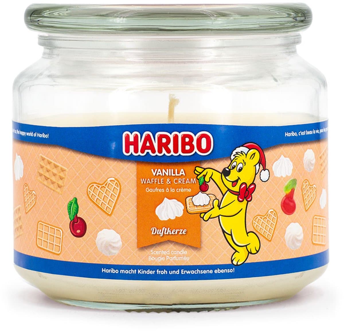 Haribo geurkaars-vanille-wafelcrème-geur