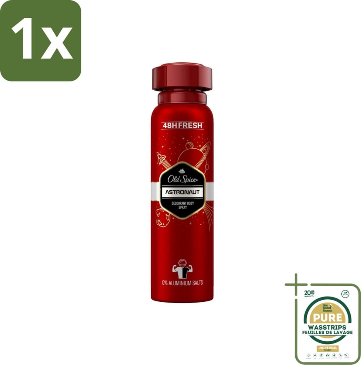 1 x Old Spice – Deospray – Astronaut – 150 ml- Koffiezetapparaat - Koffiezetapparaat - Koffiezetapparaat