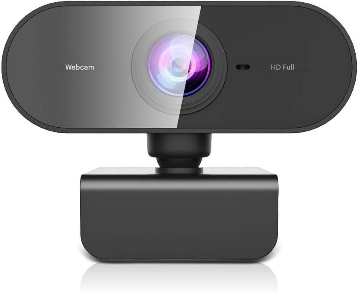 Computerwebcam - 1080p Full HD-webcam - Met microfoon - USB-webcam - Plug and Play - Externe streamingwebcam - Geschikt voor videoconferenties, MacBook, Microsoft Teams, gaming, vergaderingen en livestreaming