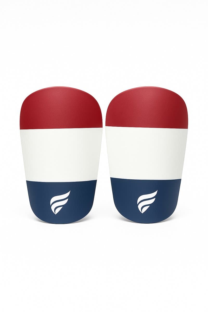 Fluards - Mini Shin Pads / Scheenbeschermers - Nederland - M (10x6cm) - Voetbal