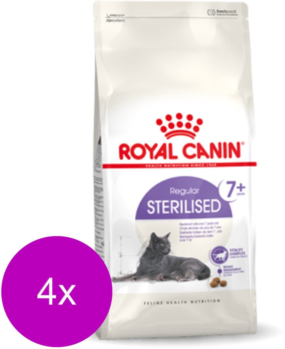 Royal Canin Sterilised 7+ - Kattenvoer - 4 x 3.5 kg