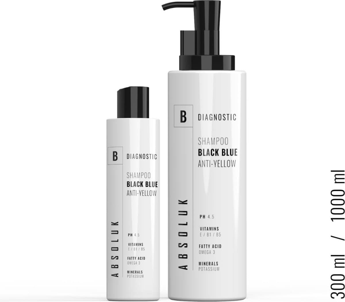 ABSOLUK - Black Blue Anti-Yellow Shampoo - 1000ML