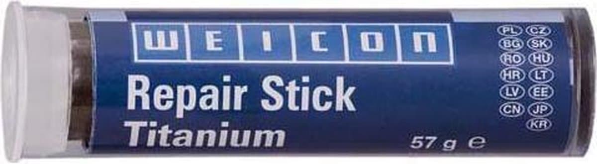 WEICON Repairstick Titanium – Epoxy – 115 g – Grau Groen