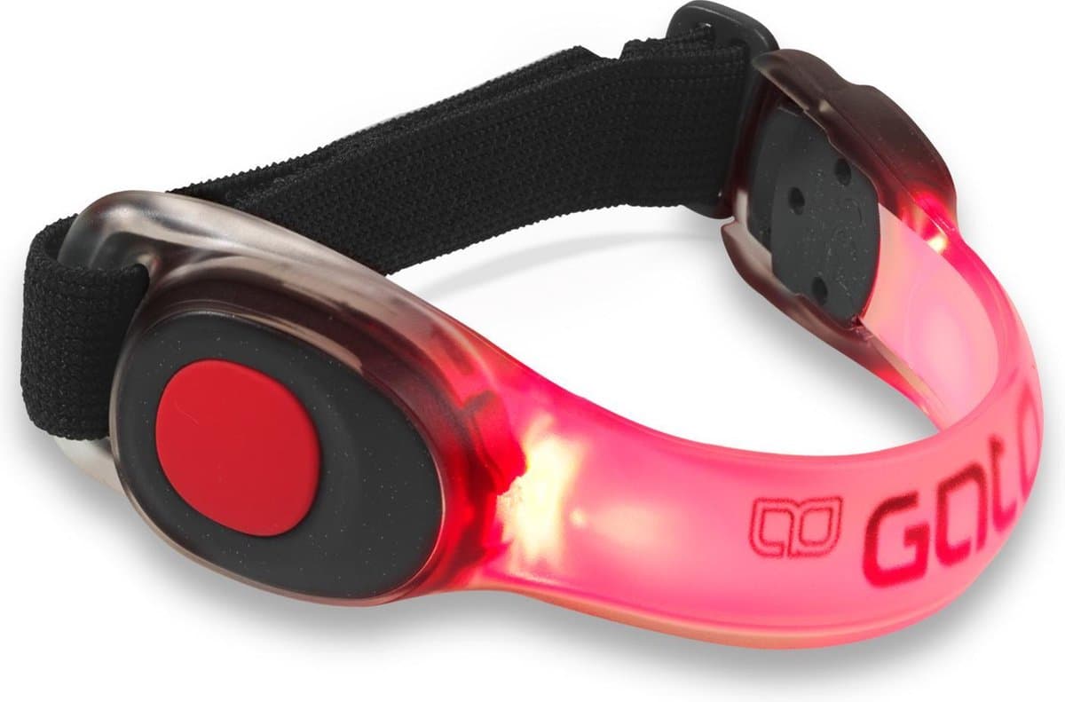 Gato sports - Neon led armband, sportarmband - rood