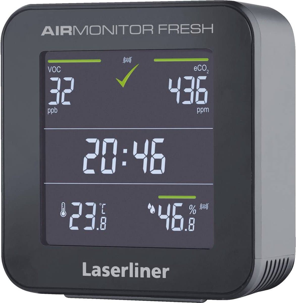 Laserliner AirMonitor FRESH Luchtkwaliteitsmeter 400 - 9999 ppm