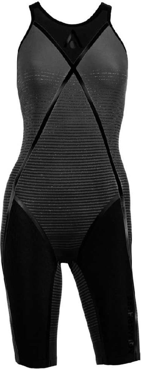 Aquasphere Matrix Gesloten Rug Wedstrijdbadpak Zwart FR 38 Vrouw