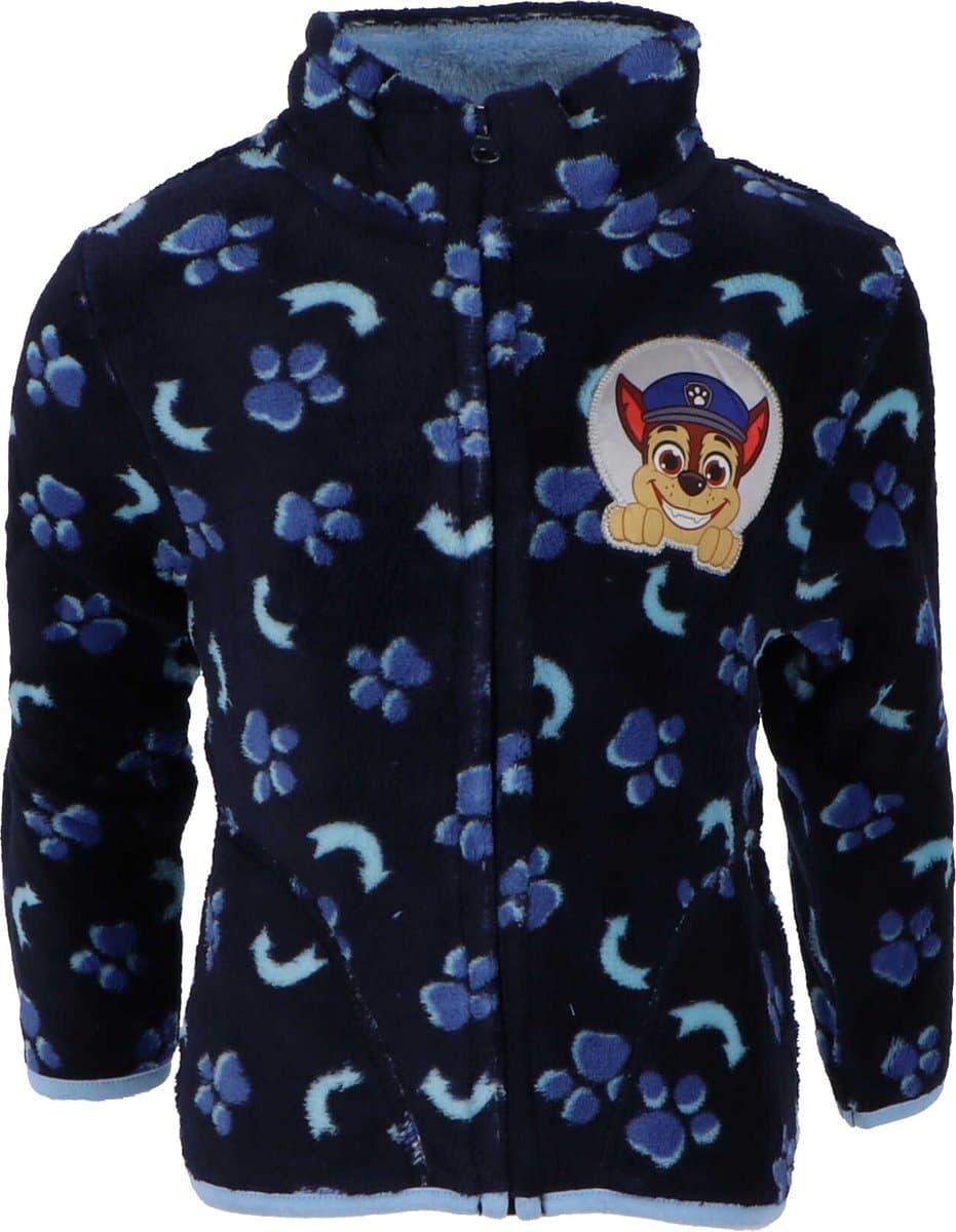 Paw Patrol Fleece Vest - Donkerblauw - Maat 110/116