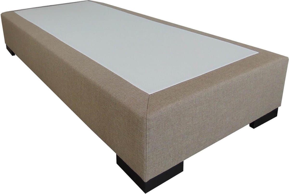 Slaaploods.nl Deluxe - Boxspring exclusief matras - 70x220 cm - Beige