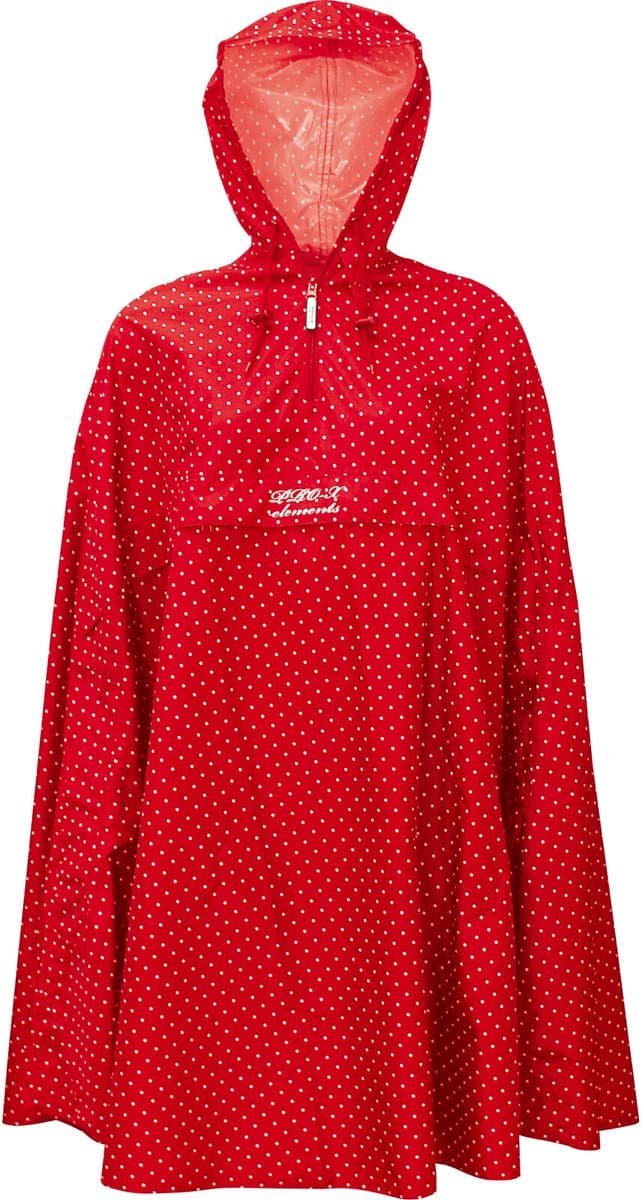 Pro-X Elements - Opbergbare regenponcho voor dames - Alena - Rood - maat M/L