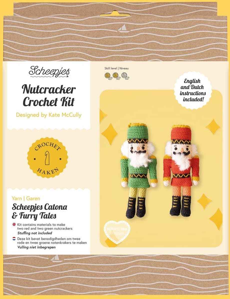 Scheepjes Nutcracker kit Catona en Furry Tales