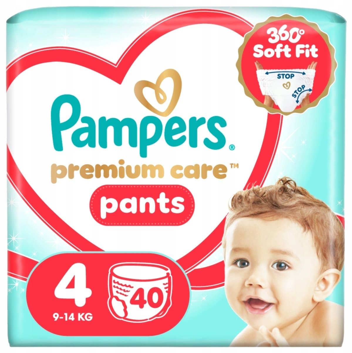 Pampers Premium Care Broekjes Maat 4 - 40 Stuks (9-15 kg)