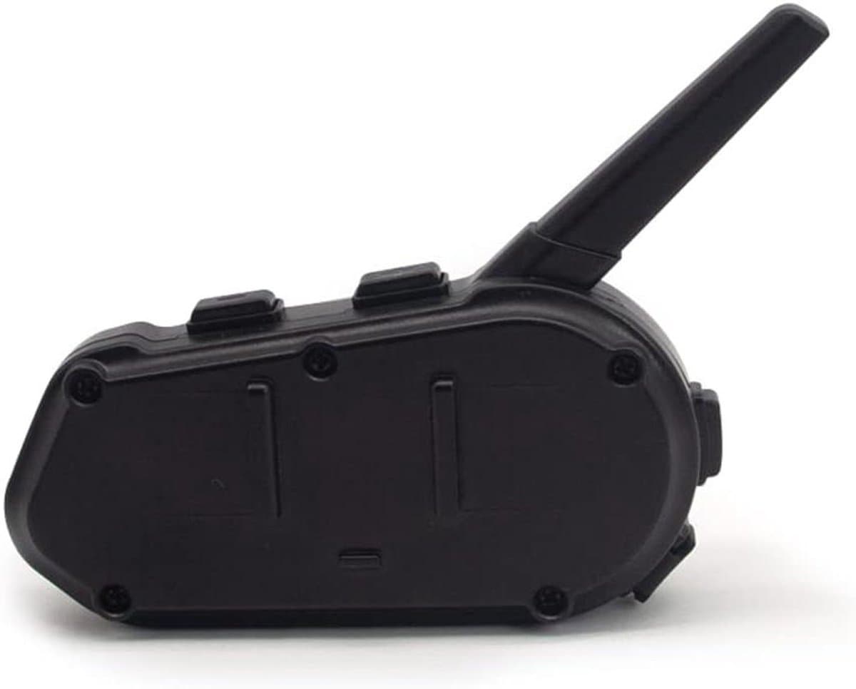 Motorhelm Headset - Intercom Systeem - Communicatie Onderweg - 1200 Meter Bereik - Bluetooth 5.1 - Zwart