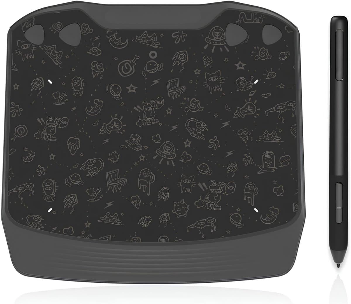 Lìon® Tekentablet - Tekenpad - Zwart - Teken Tablet - 19cm x 18cm x 1cm