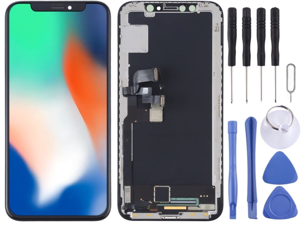 Origineel OLED MATERIAAL LCD-scherm en digitizer Volledige montage voor iPhone X