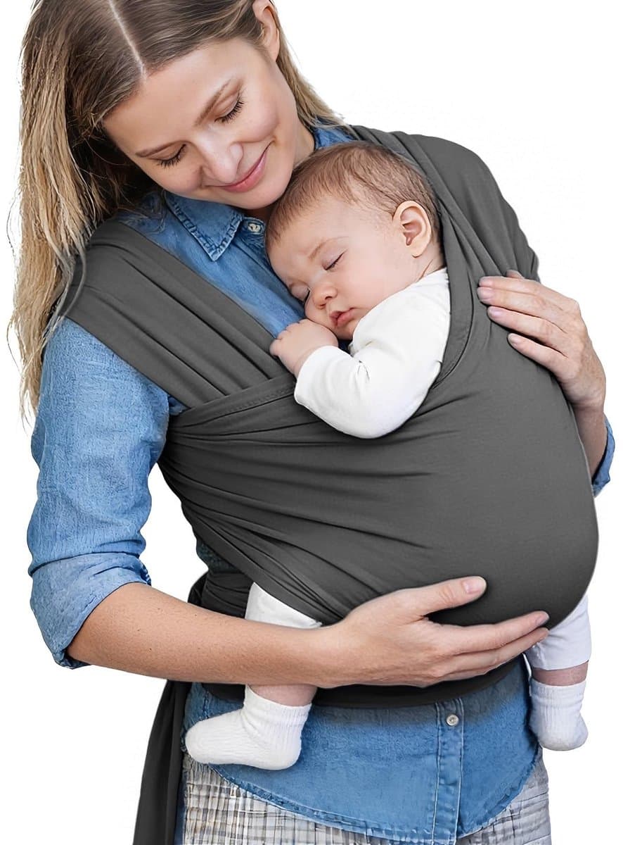 Dailygoods- Draagdoek Hoogwaardig Materiaal - Draagzak - Baby Speelgoed - Draagdoek Pasgeborenen - Draagdoek Peuter - Ademend Katoen - Babydraagzak