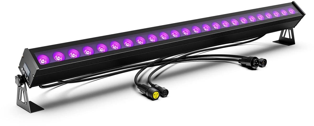 Velori LED Partylicht Balk RGB 100W - Disco Lichtbalk DMX - Kleurverlichting Podium Buiten Waterdicht IP65 - 24 LED Stroboscoop - Feest Bruiloft Club - Geluidsgestuurd