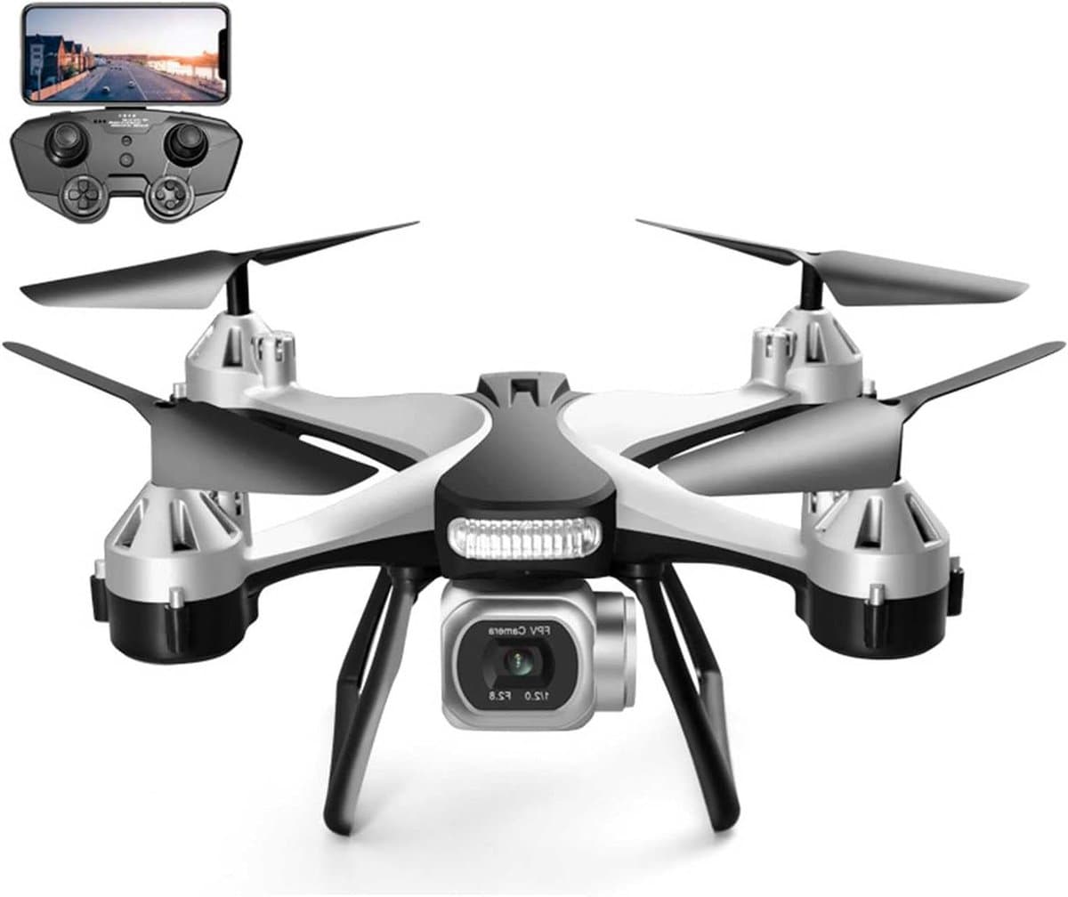 Drone met Camera - Vliegend Speelgoed - Mooie Luchtopnames - 4K HD Camera - 25 Min Vliegtijd - Wit