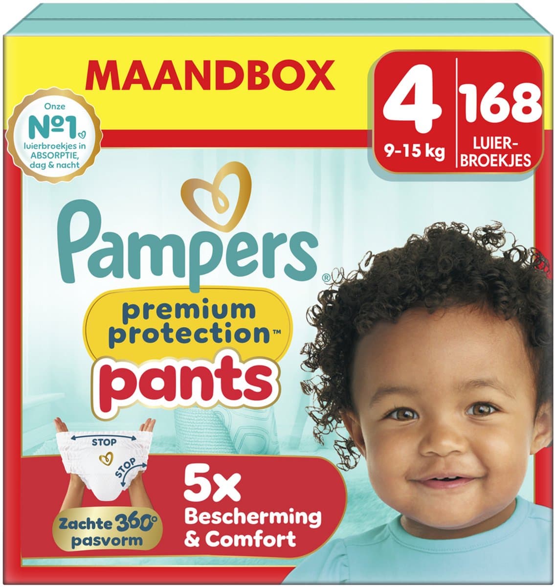 Pampers Premium Protection Pants Maat 4– Maandbox 168 Pants