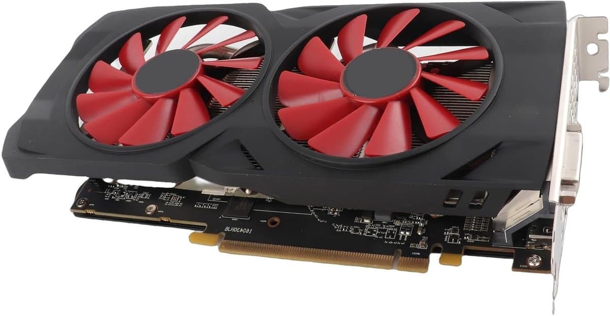Krachtige 8GB GDDR5 Grafische Kaart voor Gaming met 256-bit en Dual Fan, Ondersteunt 3x DisplayPort en HDMI